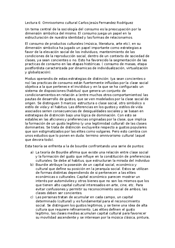 Miniatura del documento Lectura 6 consumo Omnivorismo cultural.docx