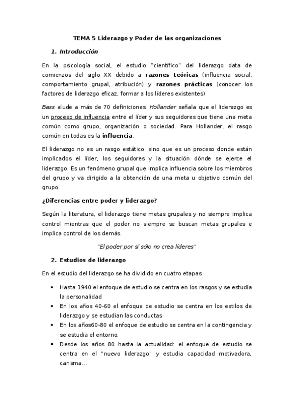 Miniatura del documento TEMA 5 Liderazgo y Poder de las organizaciones.docx