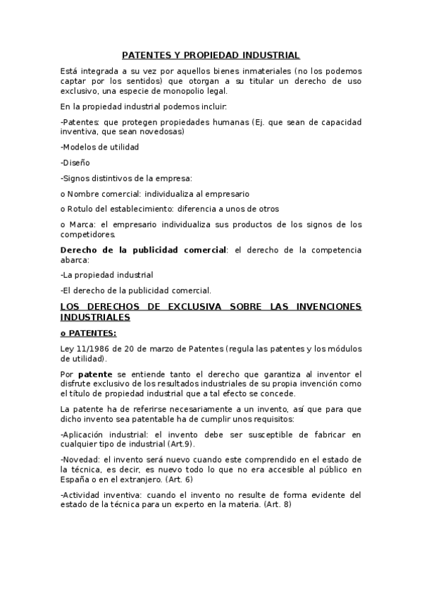Miniatura del documento PATENTES Y PROPIEDAD INDUSTRIAL.docx