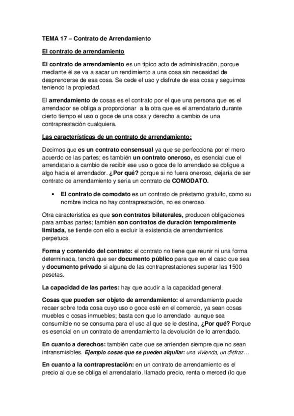 Miniatura del documento TEMA 17 - El Contrato de Arrendamiento.pdf