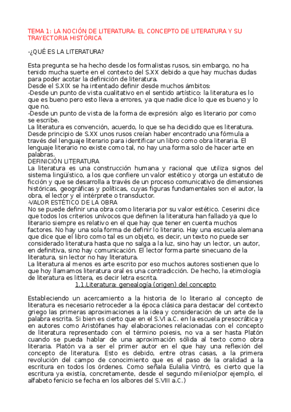 Miniatura del documento TEMA 1. LA NOCIÓN DE LITERATURA. EL CONCEPTO DE LITERATURA Y SU TRAYECTORIA HISTÓRICA.odt