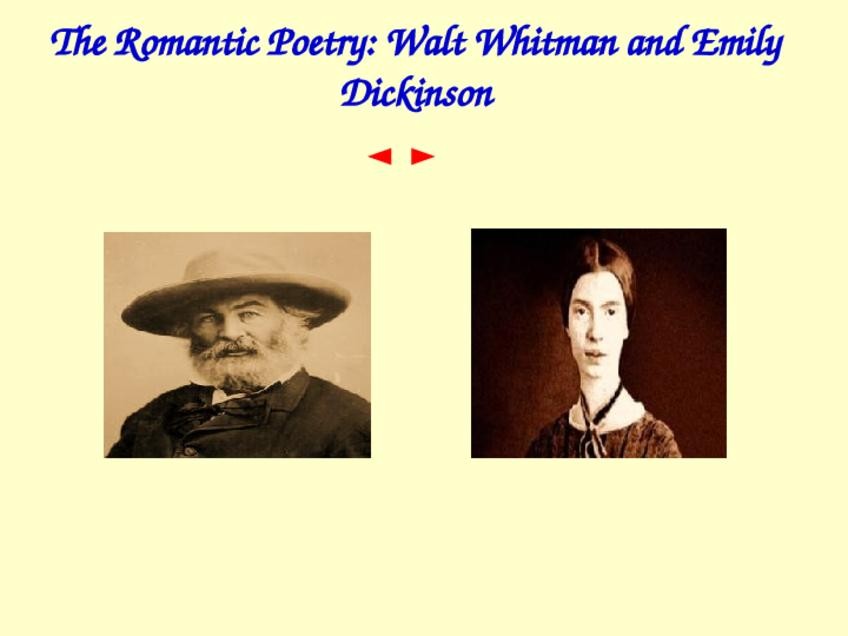 Miniatura del documento Tema 3.3 Whitman and E. Dickinson.ppt