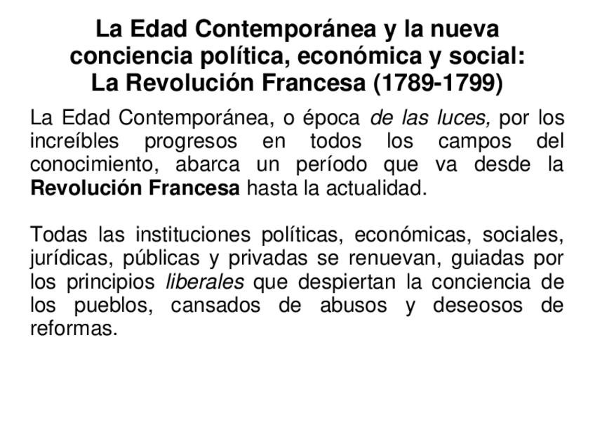 Miniatura del documento 8. La Edad Contemporánea y la nueva conciencia política- económica y social (1).ppt