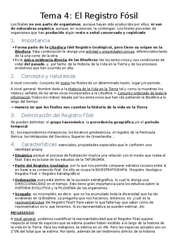 Miniatura del documento Tema 4. El registro fósil.docx
