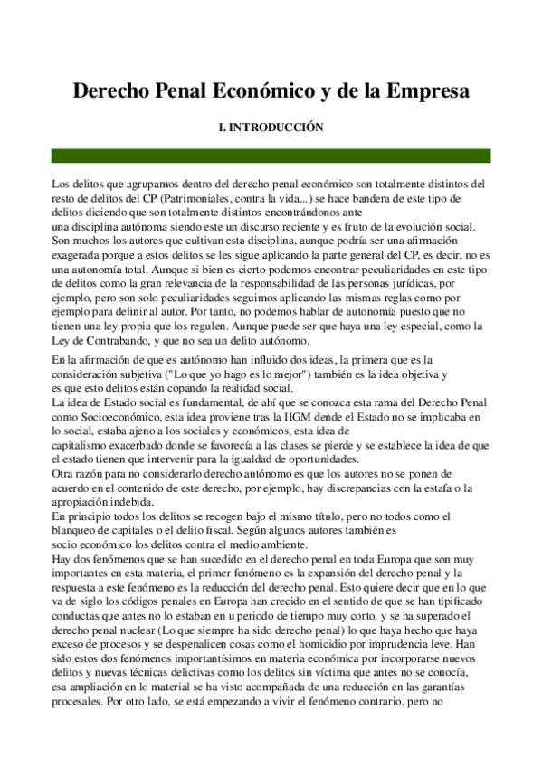 Miniatura del documento Apunte Derecho Penal Económico y de la Empresa.odt
