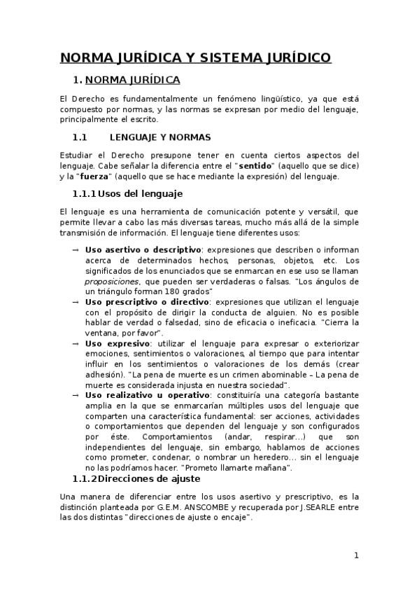 Miniatura del documento Resumen Tema 2. Norma jurídica y sistema jurídico.docx