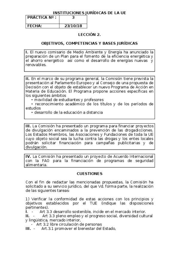 Miniatura del documento PRACTICA 3. Lección 2. Objetivos- Competencias y Bases Jurídicas 2018.docx