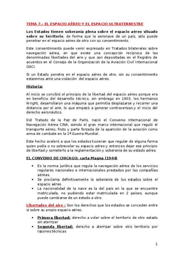 Miniatura del documento TEMA 7. EL ESPACIO AÉREO Y EL ESPACIO ULTRATERRESTRE.docx
