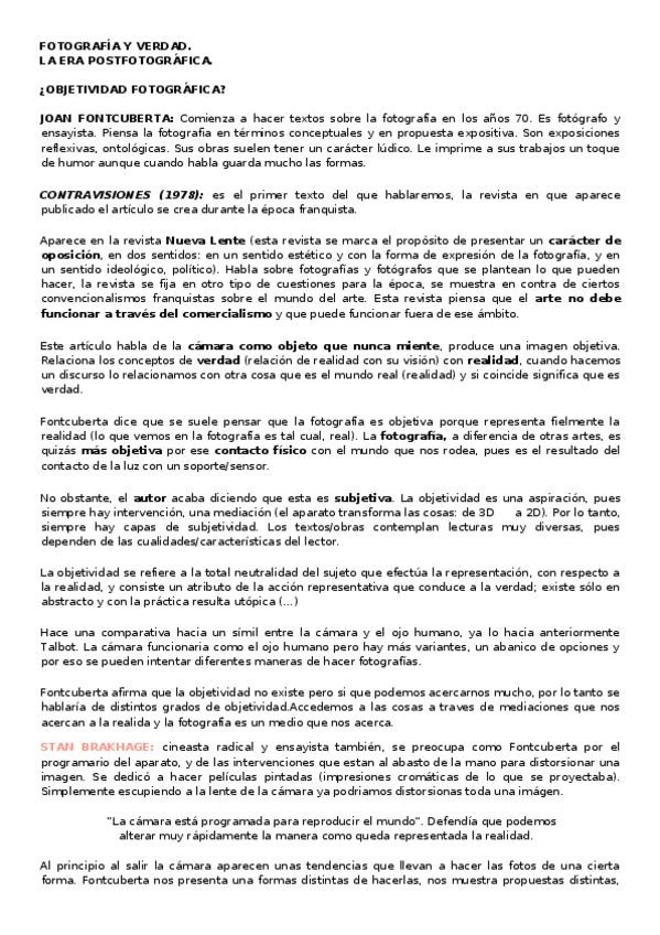 Miniatura del documento SEMINARIO 3 - Fotografía y verdad- la era postfotográfica.docx