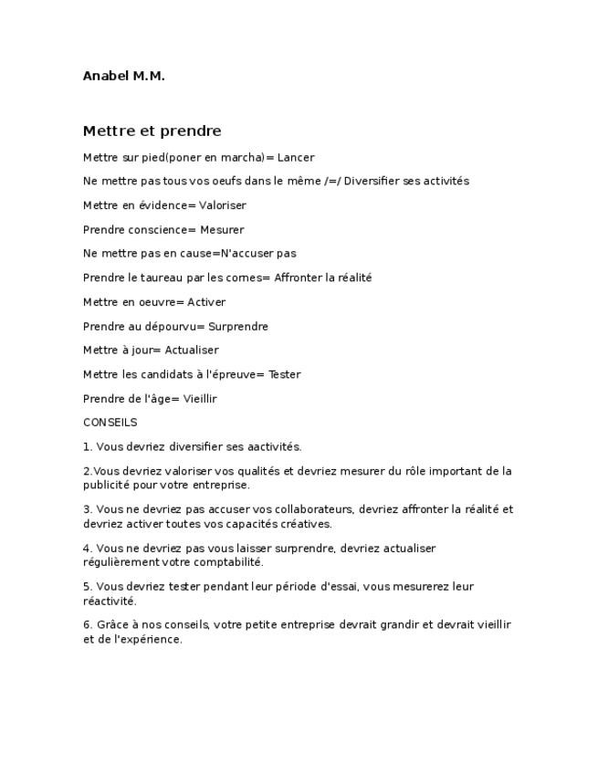 Miniatura del documento Mettre et prendre.rtf