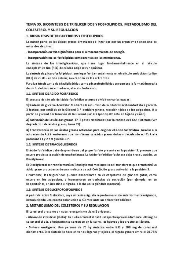 Miniatura del documento TEMA-30.-Biosintesis-trigliceridos-y-fosfolipidos.-Metabolismo-colesterol-y-regulacion.pdf