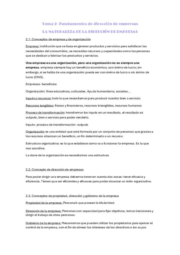 Miniatura del documento Tema-2-Fundamentos-de-direccion-de-empresas.pdf