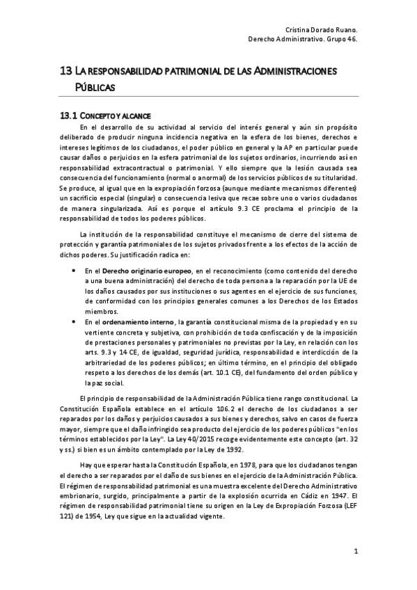Miniatura del documento Tema 13 La responsabilidad patrimonial de las Administraciones Públicas.pdf