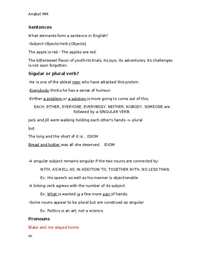 Miniatura del documento SINGULAR VERB..rtf