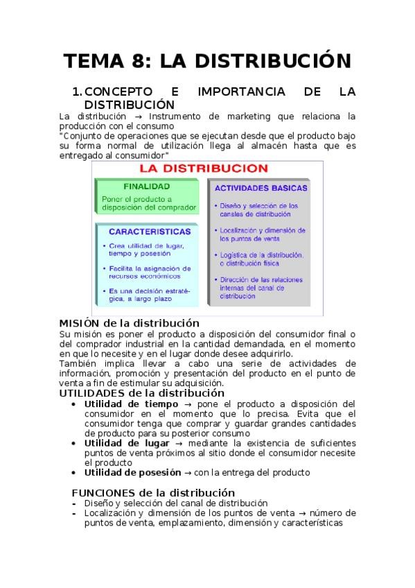 Miniatura del documento TEMA 8 - La Distribución.docx