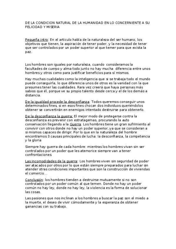 Miniatura del documento DE LA CONDICION NATURAL DE LA HUMANIDAD EN LO CONCERNIENTE A SU FELICIDAD Y MISERIA.odt