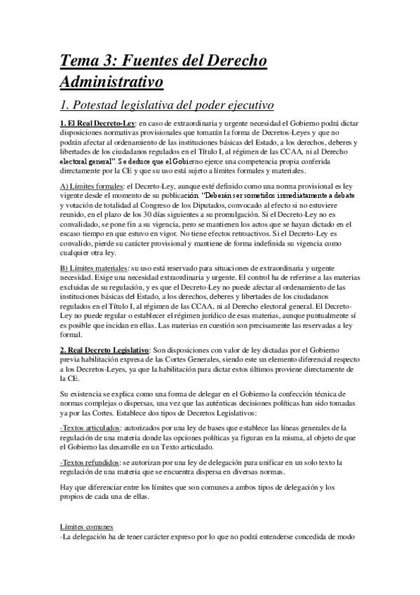 Miniatura del documento Tema 3 Fuentes del Derecho Administrativo.pdf