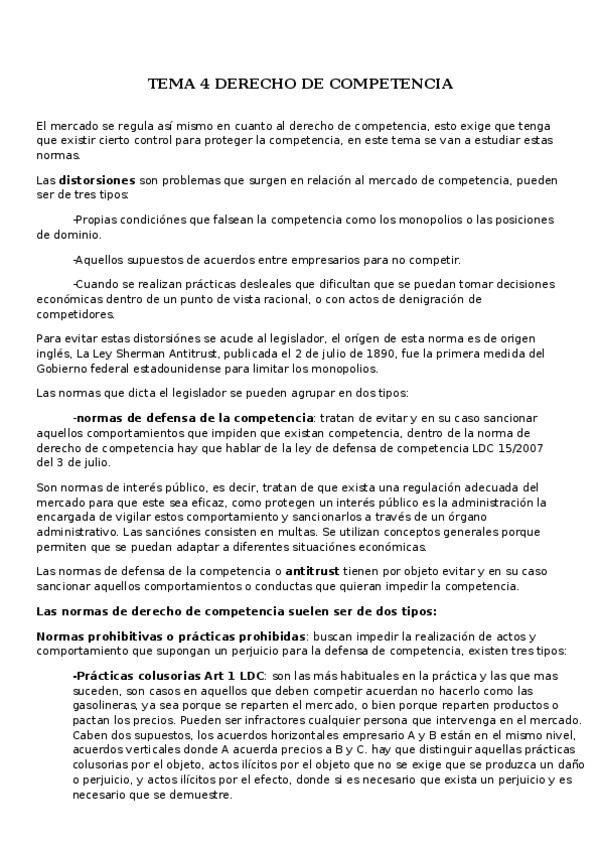 Miniatura del documento TEMA 4 DERECHO DE COMPETENCIA.docx
