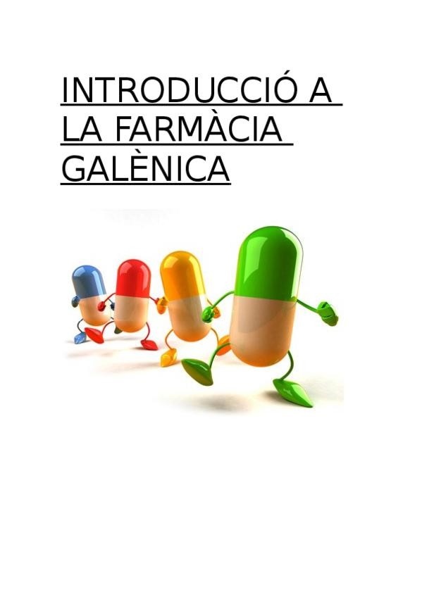Miniatura del documento INTRODUCCIÓ A LA FARMÀCIA GALÈNICA.docx