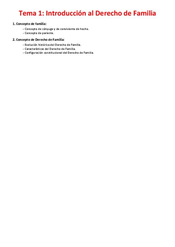 Miniatura del documento Tema 1 - Introducción al Derecho de Familia.pdf