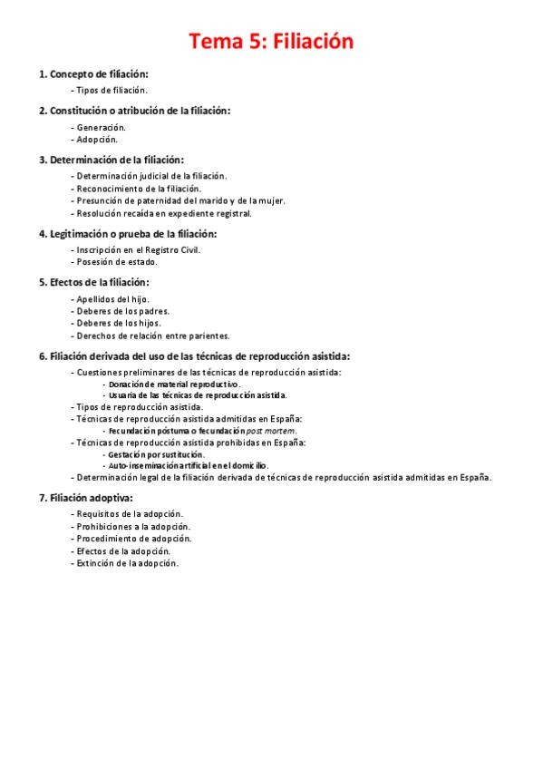 Miniatura del documento Tema 5 - Filiación.pdf