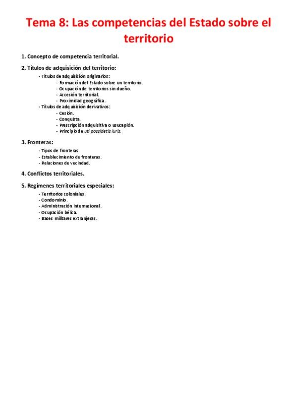 Miniatura del documento Tema 8 - Las competencias del Estado sobre el territorio.pdf