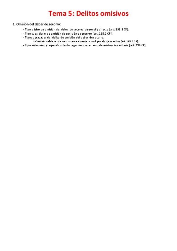 Miniatura del documento Tema 5 - Delitos omisivos.pdf