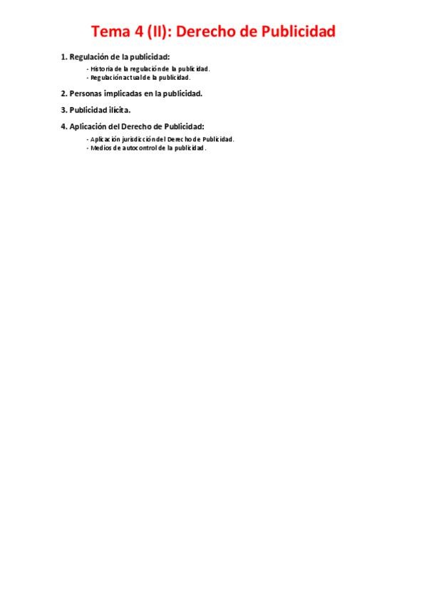 Miniatura del documento Tema 4 (II) - Derecho de Publicidad.pdf