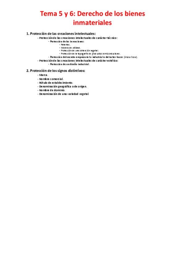 Miniatura del documento Tema 5 y 6 - Derecho de los bienes inmateriales.pdf