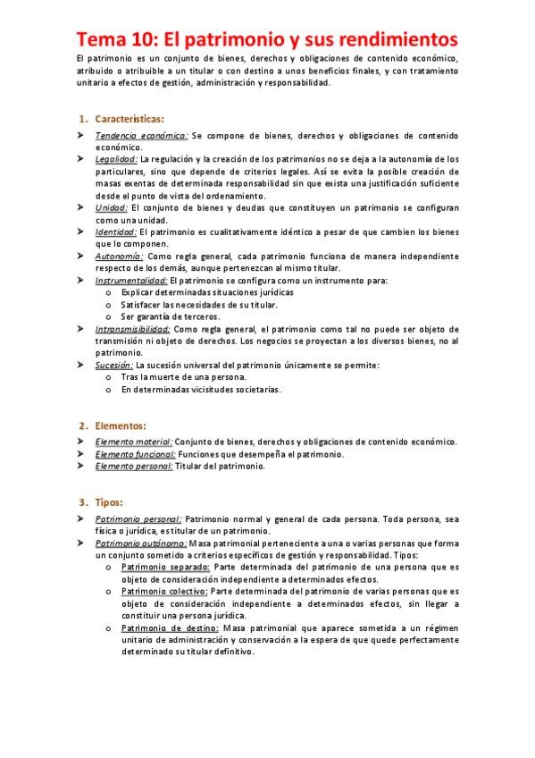 Miniatura del documento Tema 10 - El patrimonio y sus rendimientos.pdf