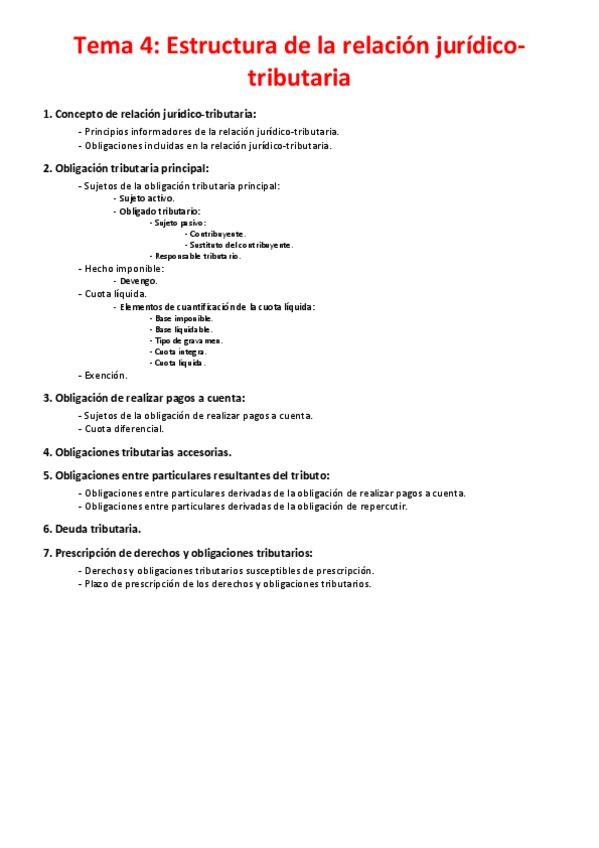 Miniatura del documento Tema 4 - Estructura de la relación jurídico-tributaria.pdf