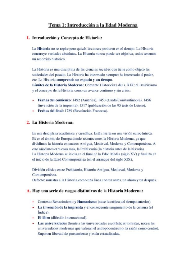 Miniatura del documento Tema 1 (1ª Parte) Historia Moderna.docx