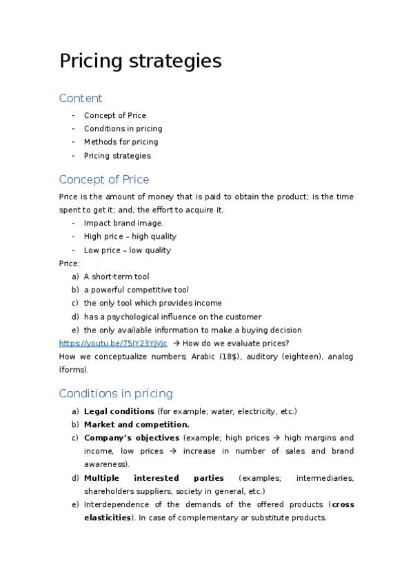 Miniatura del documento Tema 8 Pricing strategies.docx