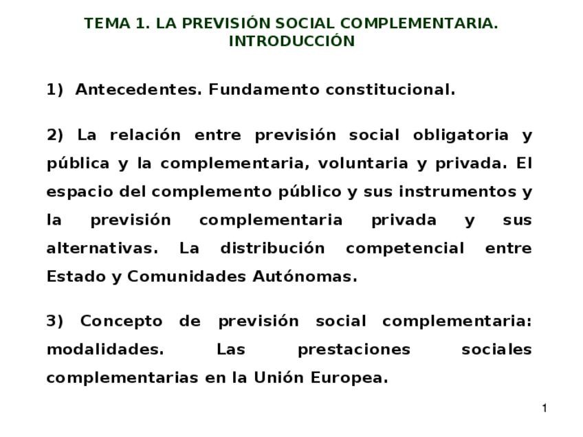 Miniatura del documento TEMA 1 LA PREVISIÓN SOCIAL COMPLEMENTARIA. INTRODUCCIÓN  2016.ppt