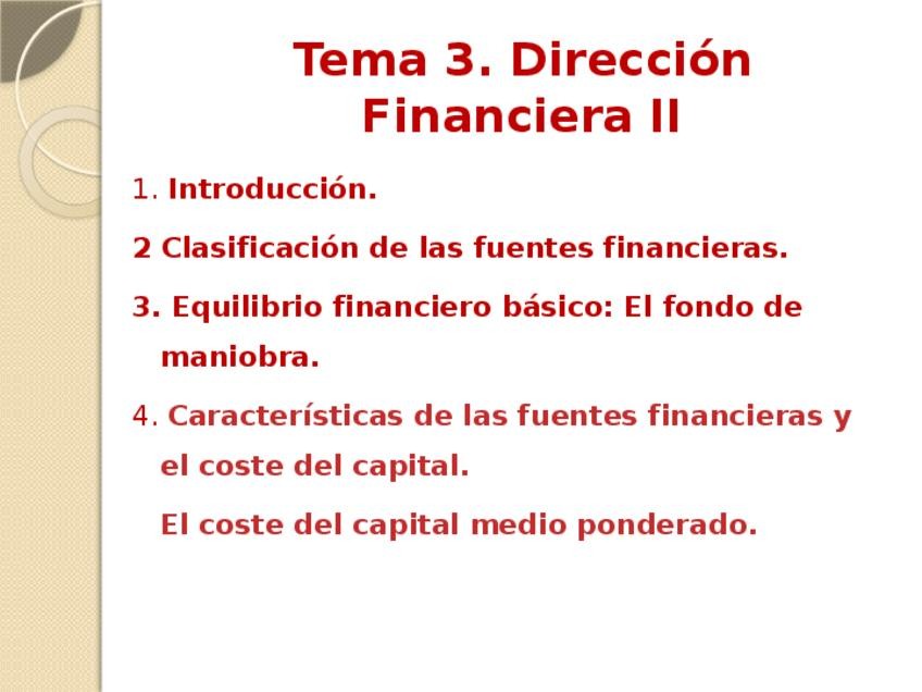 Miniatura del documento Tema 3 Decisiones de Financiación Parte I.pptx