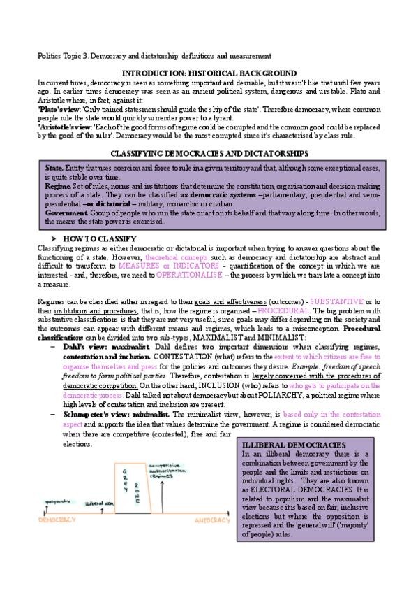 Miniatura del documento Topic 4: Political Regimes