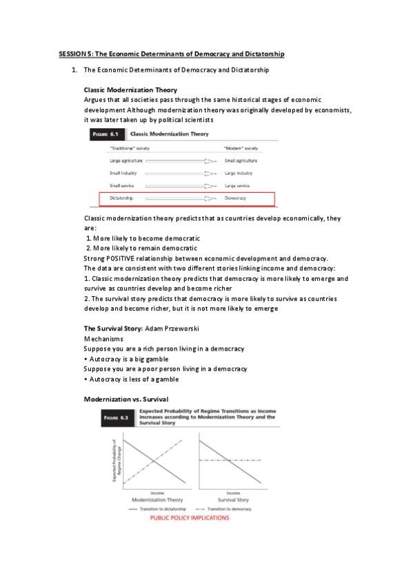 Miniatura del documento Session-5-The-Economic-Determinants-of-Democracy-and-Dictatorship.pdf