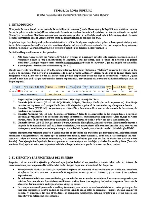 Miniatura del documento TEMA 8. La Roma Imperial.pdf