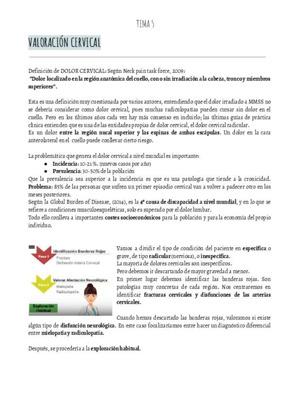 Miniatura del documento VALORACION-IBAI.-Tema 5. CERVICALpdf
