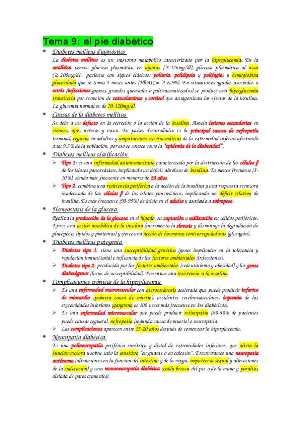 Miniatura del documento TEMA 8 EL PIE DIABÉTICO