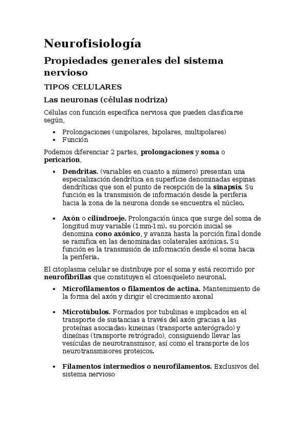 Miniatura del documento Neurofisiologia.docx