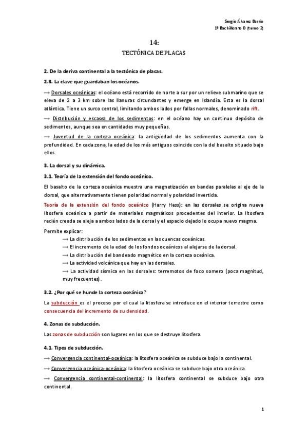 Miniatura del documento Tema 14: Tectónica placas