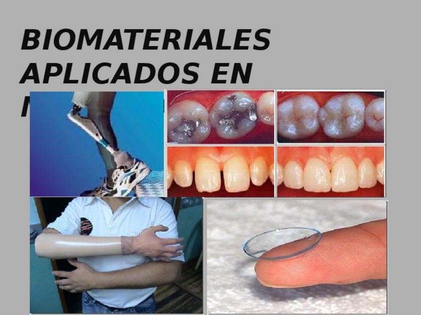 Miniatura del documento Presentación biomateriales aplicados en medicina.pptx
