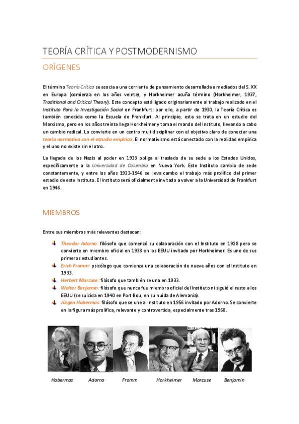 Miniatura del documento 6. Teoría Crítica y Postmodernismo.pdf