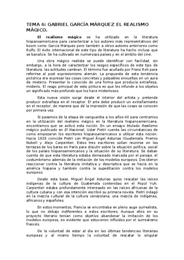 Miniatura del documento TEMA 6. García Márquez.docx