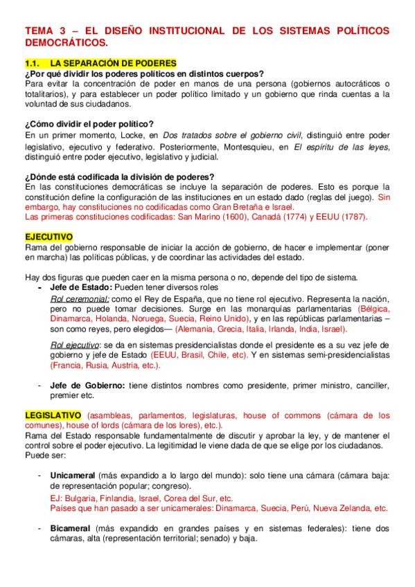 Miniatura del documento TEMA 3 – EL DISEÑO INSTITUCIONAL DE LOS SISTEMAS POLÍTICOS DEMOCRÁTICOS.docx