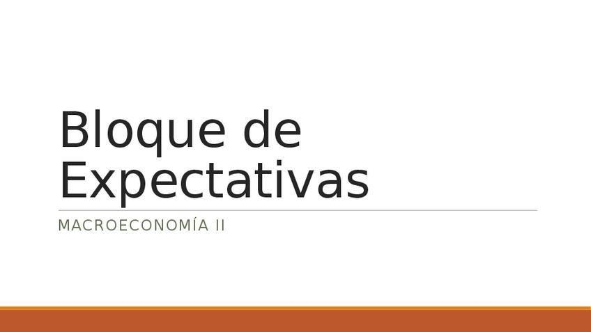 Miniatura del documento T9 MACII. Modelo IS - LM con expectativas.pptx