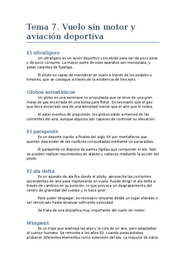 Miniatura del documento Tema 7. Vuelo sin motor y aviación deportiva.docx