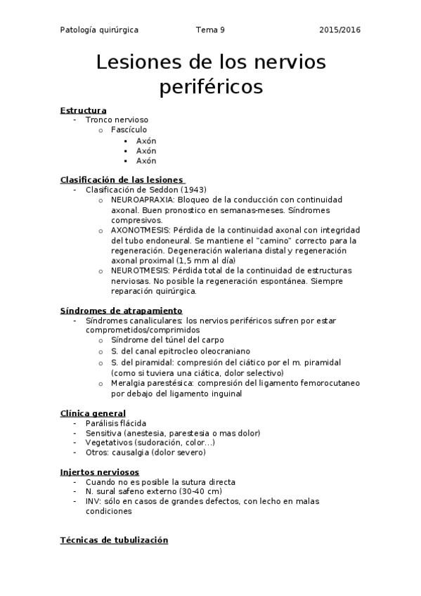 Miniatura del documento Tema 9 - Nervios periféricos.docx